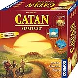 KOSMOS 682101 - CATAN Starter Set, Einsteiger-Set mit CATAN - Das Spiel, inklusive Erweiterung CATAN - Seefahrer und 2 Länder-Szenarien, Brettspiel für 3 bis 4 Personen ab 10 Jahre, Siedler von CATAN