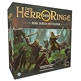 Asmodee | Fantasy Flight Games | Der Herr der Ringe: Reise durch Mittelerde | Grundspiel | Expertenspiel | Dungeon Crawler | 1-5 Spieler | Ab 14+ Jahren | 60+ Minuten Spielzeit | Deutsch