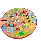 HXSAF Schach, 2 in 1 reversiblen Schach, Cheach, Naturholzbrett, Fliegender Schach, Familienspiele, pädagogisches Spielzeug, Erwachsene Brettspiele und Kinder, 31 * 31cm(Holzfarbe)